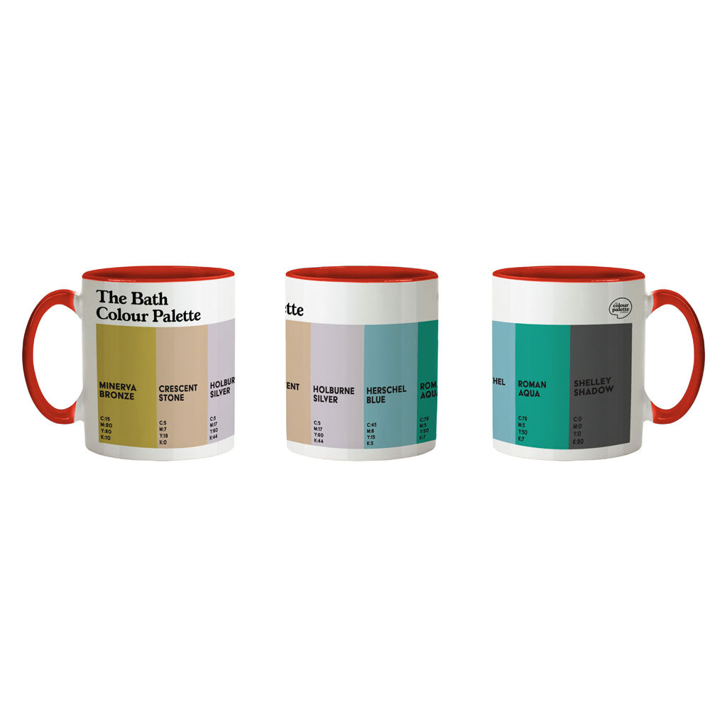 The Bath Colour Palette Porcelain Mug