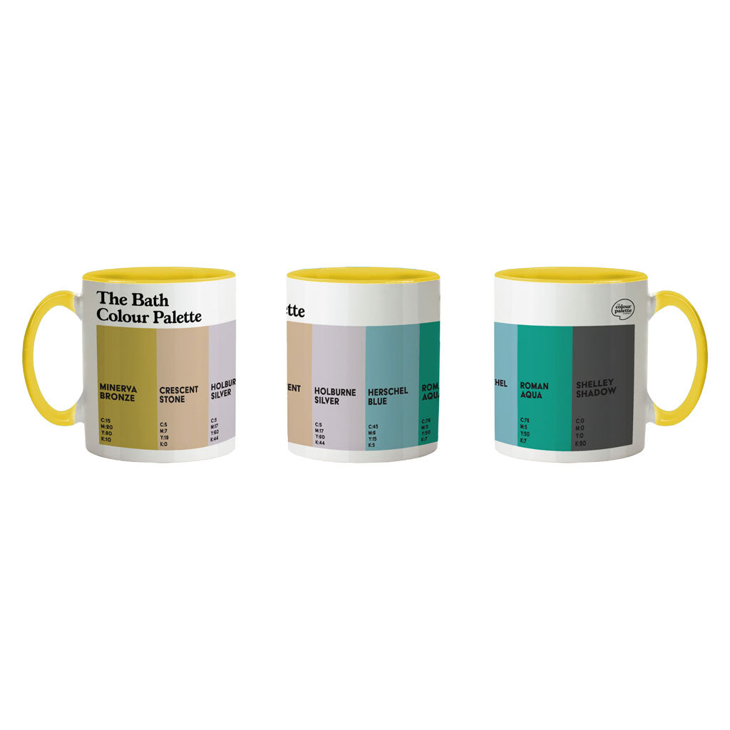 The Bath Colour Palette Porcelain Mug