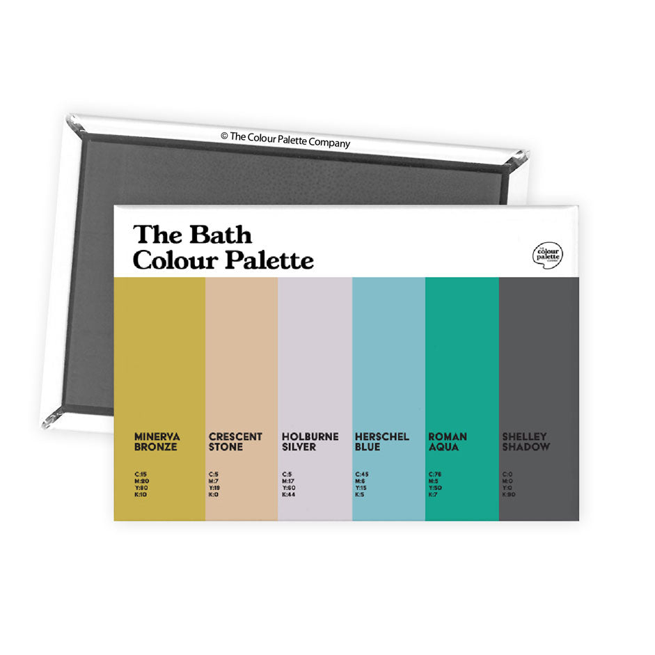 The Bath Colour Palette Fridge Magnet