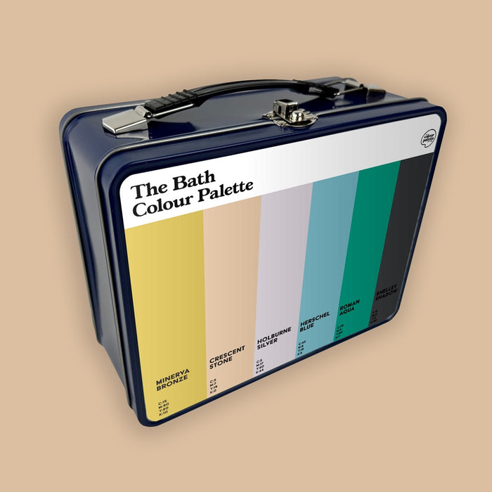 The Bath Colour Palette Metal Lunch Box