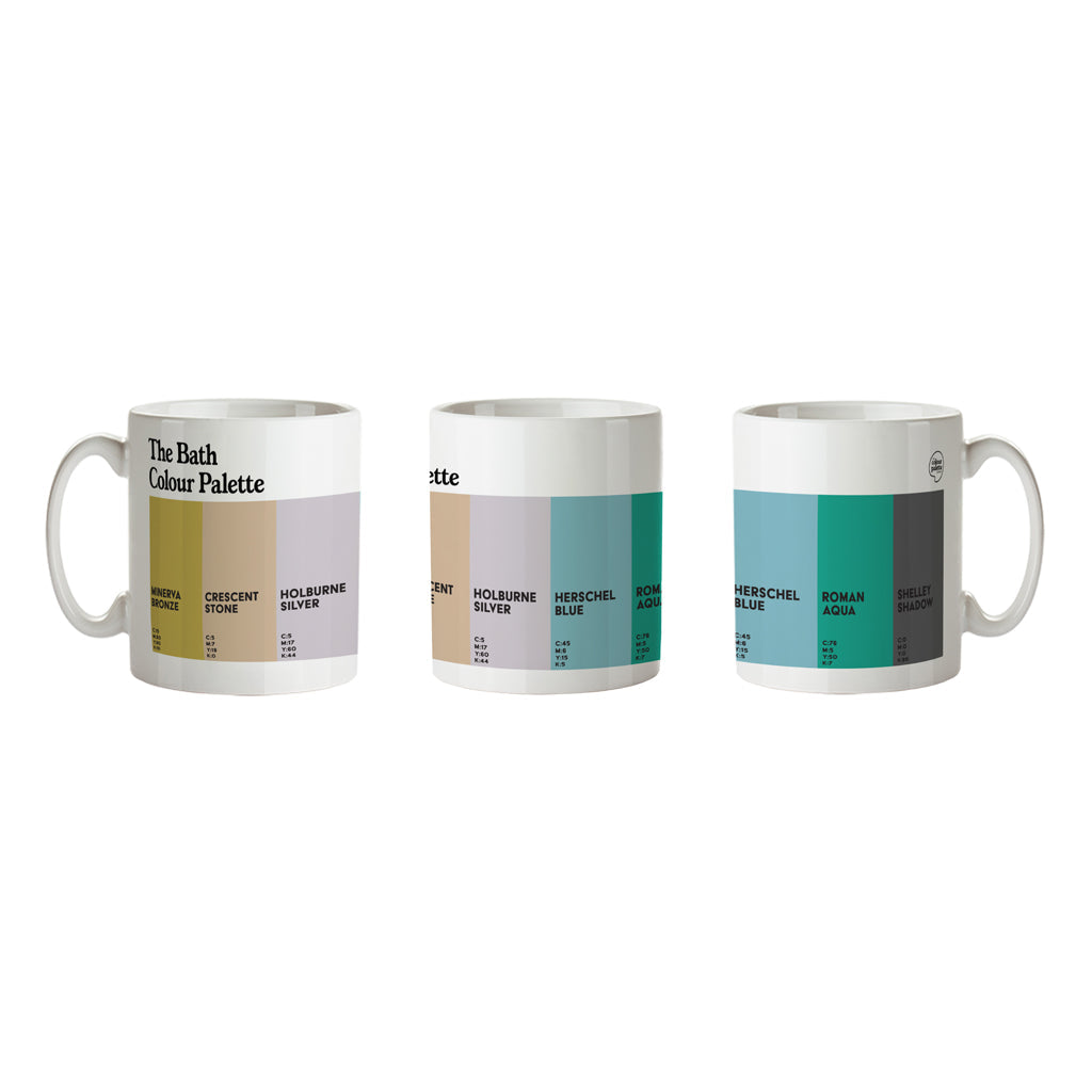 The Bath Colour Palette Porcelain Mug