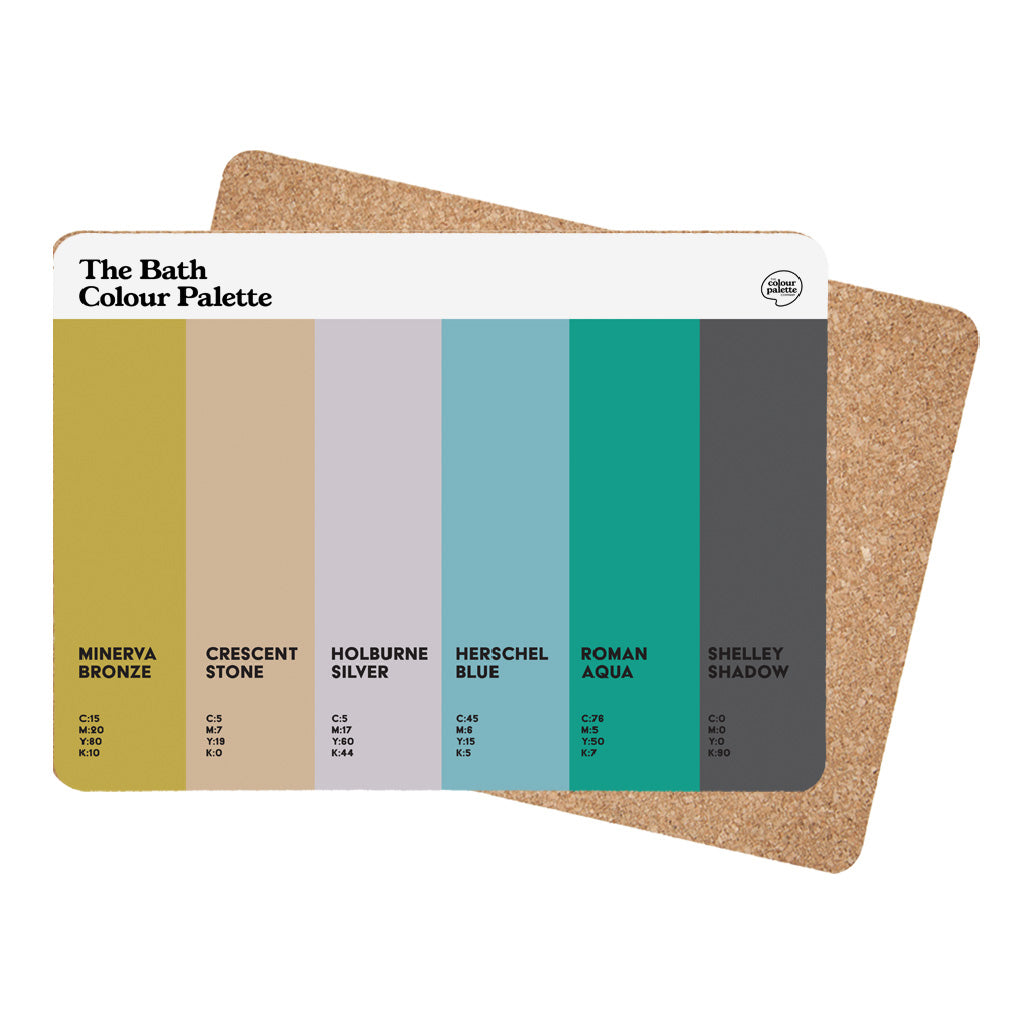 The Bath Colour Palette Placemat