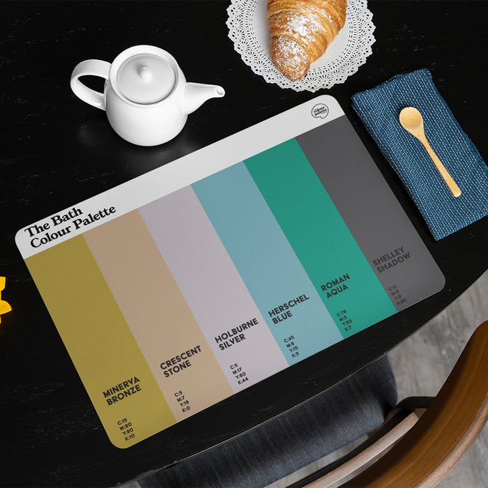 The Bath Colour Palette Placemat