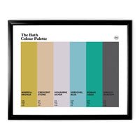 Bath Art Print - Black Frame