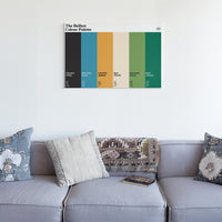The Belfast Colour Palette Canvas