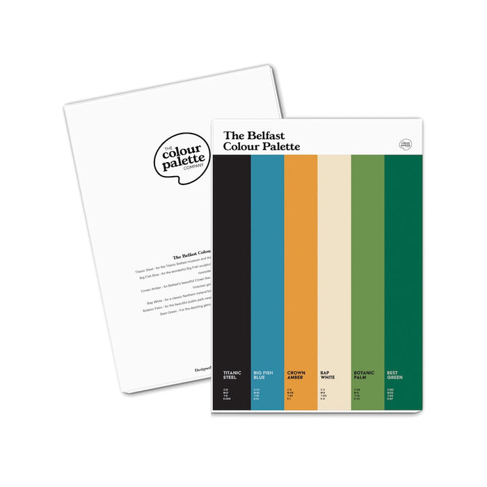 The Belfast Colour Palette A5 Notepad
