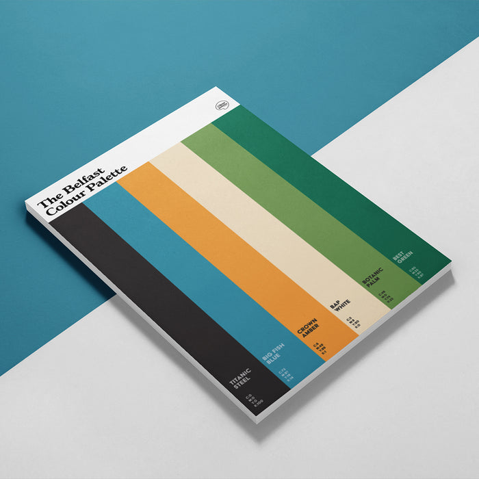The Belfast Colour Palette A5 Notepad