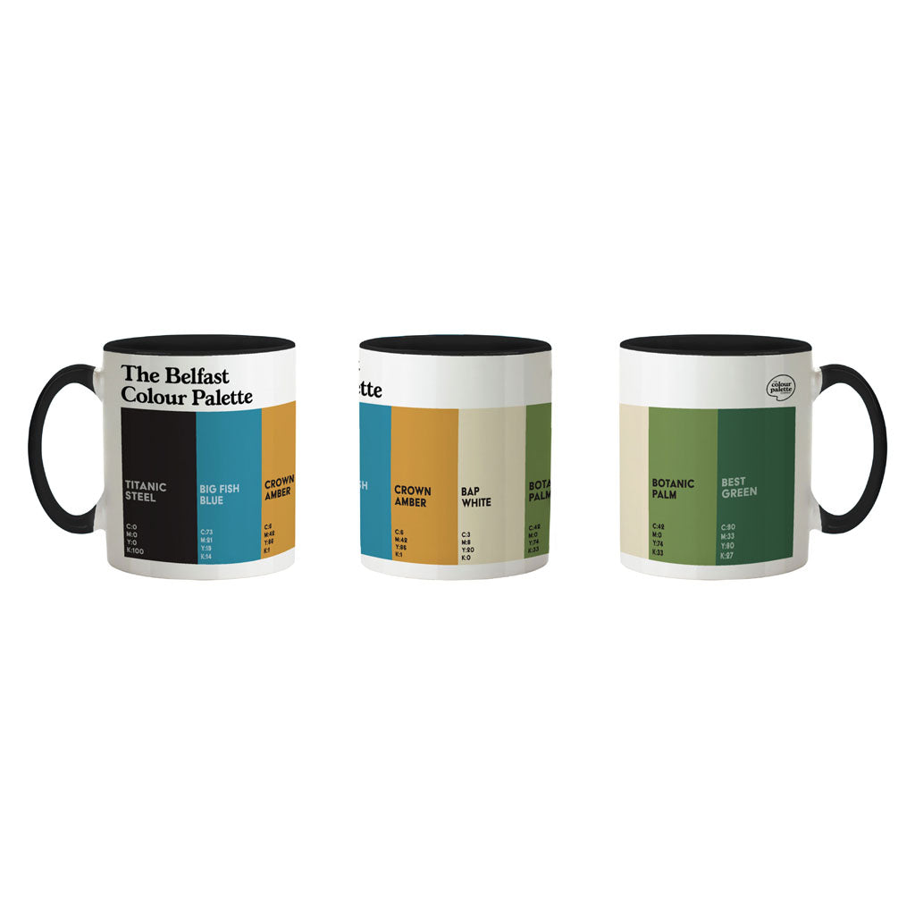 The Belfast Colour Palette Porcelain Mug