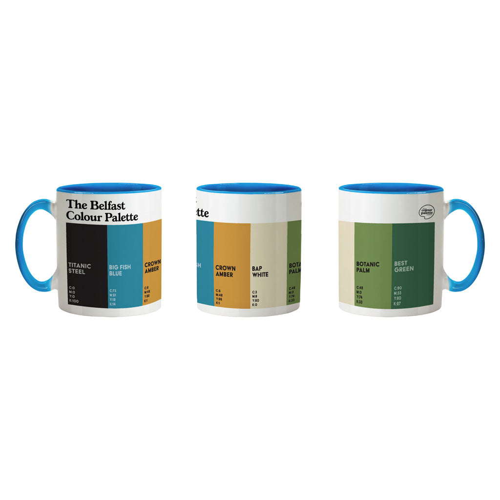 The Belfast Colour Palette Porcelain Mug