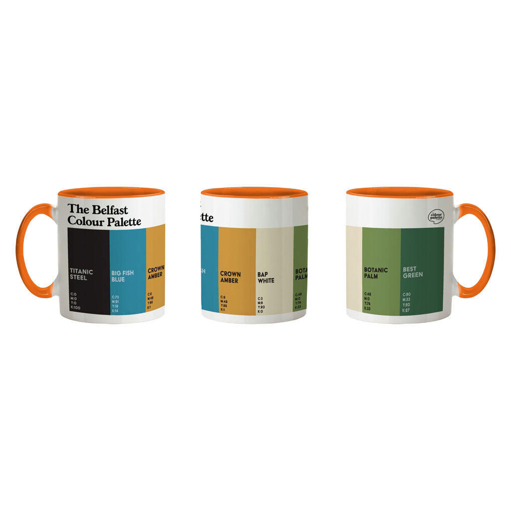 The Belfast Colour Palette Porcelain Mug