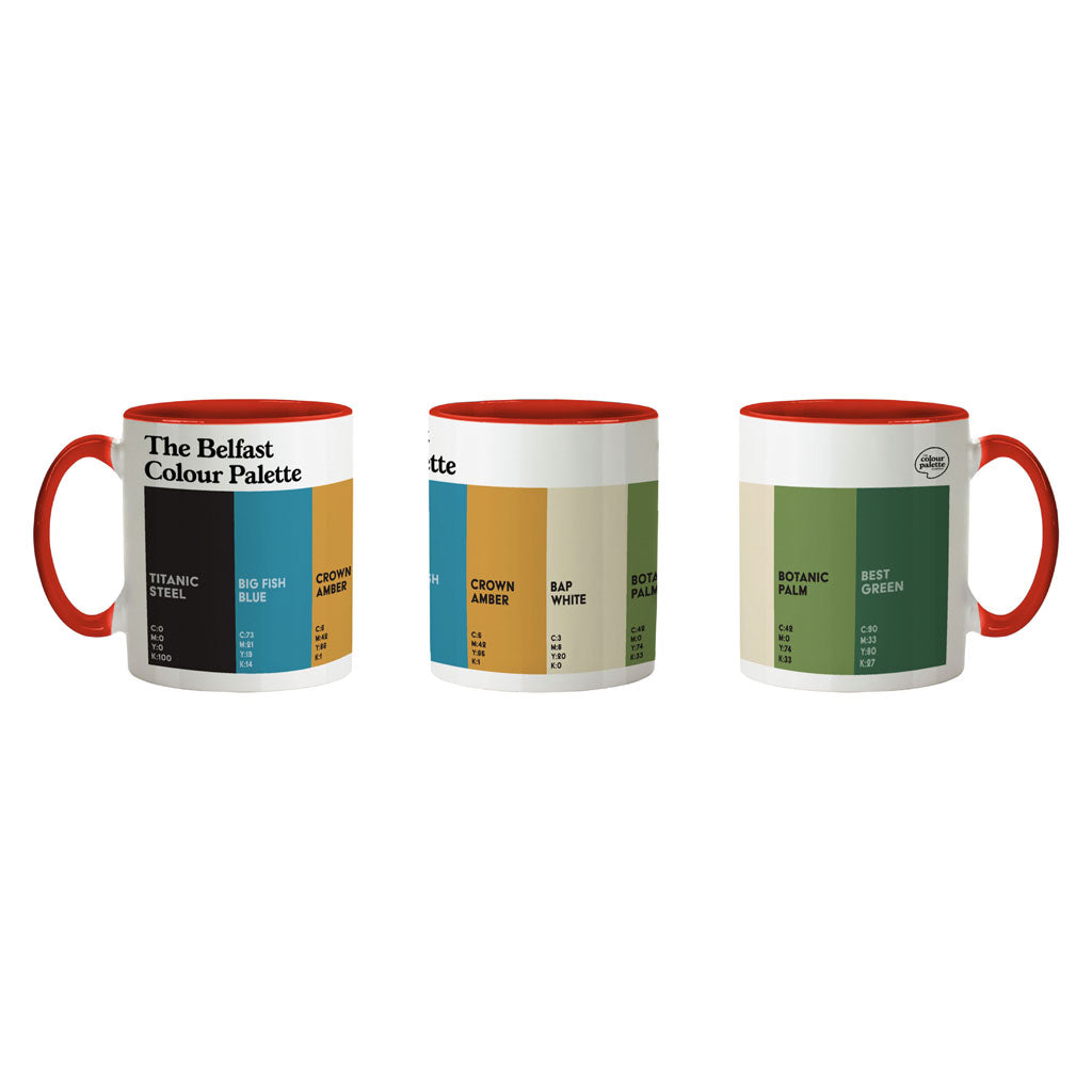 The Belfast Colour Palette Porcelain Mug