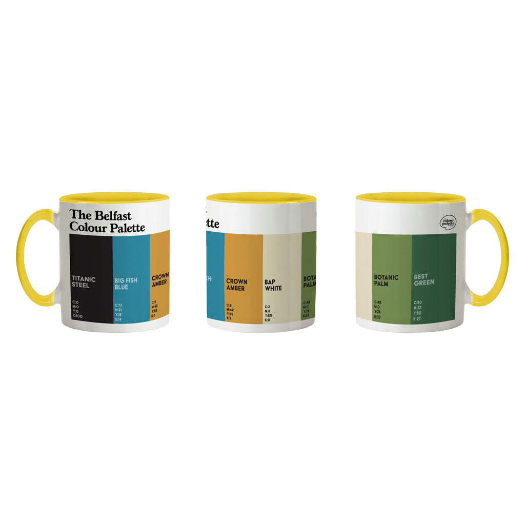 The Belfast Colour Palette Porcelain Mug