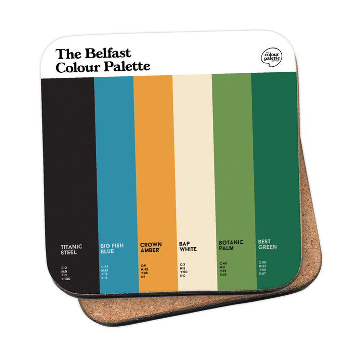 The Belfast Colour Palette Coaster