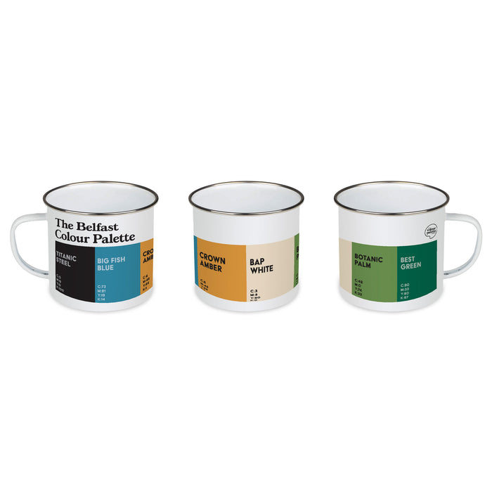 The Belfast Colour Palette Enamel Mug