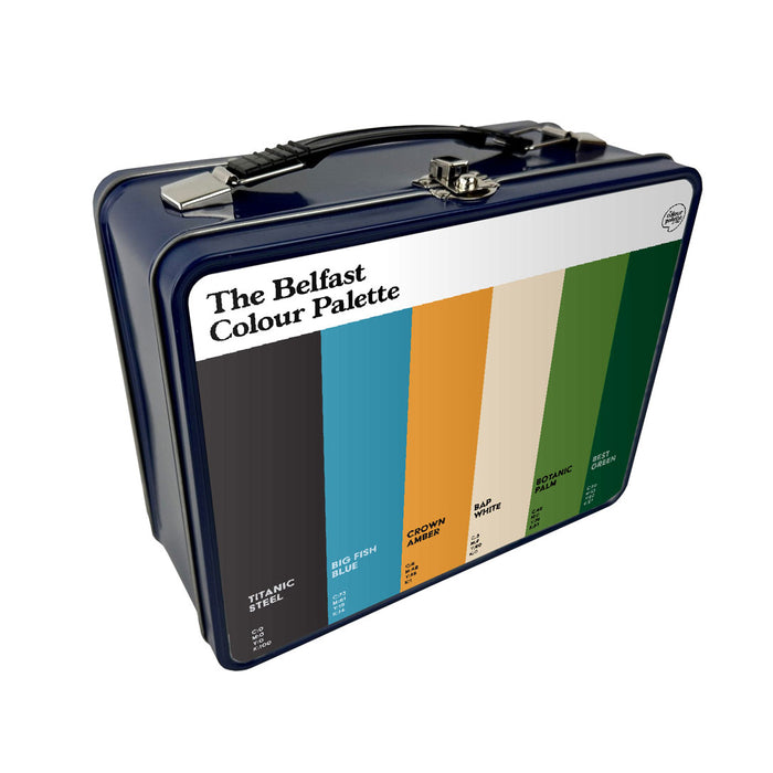 The Belfast Colour Palette Metal Lunch Box