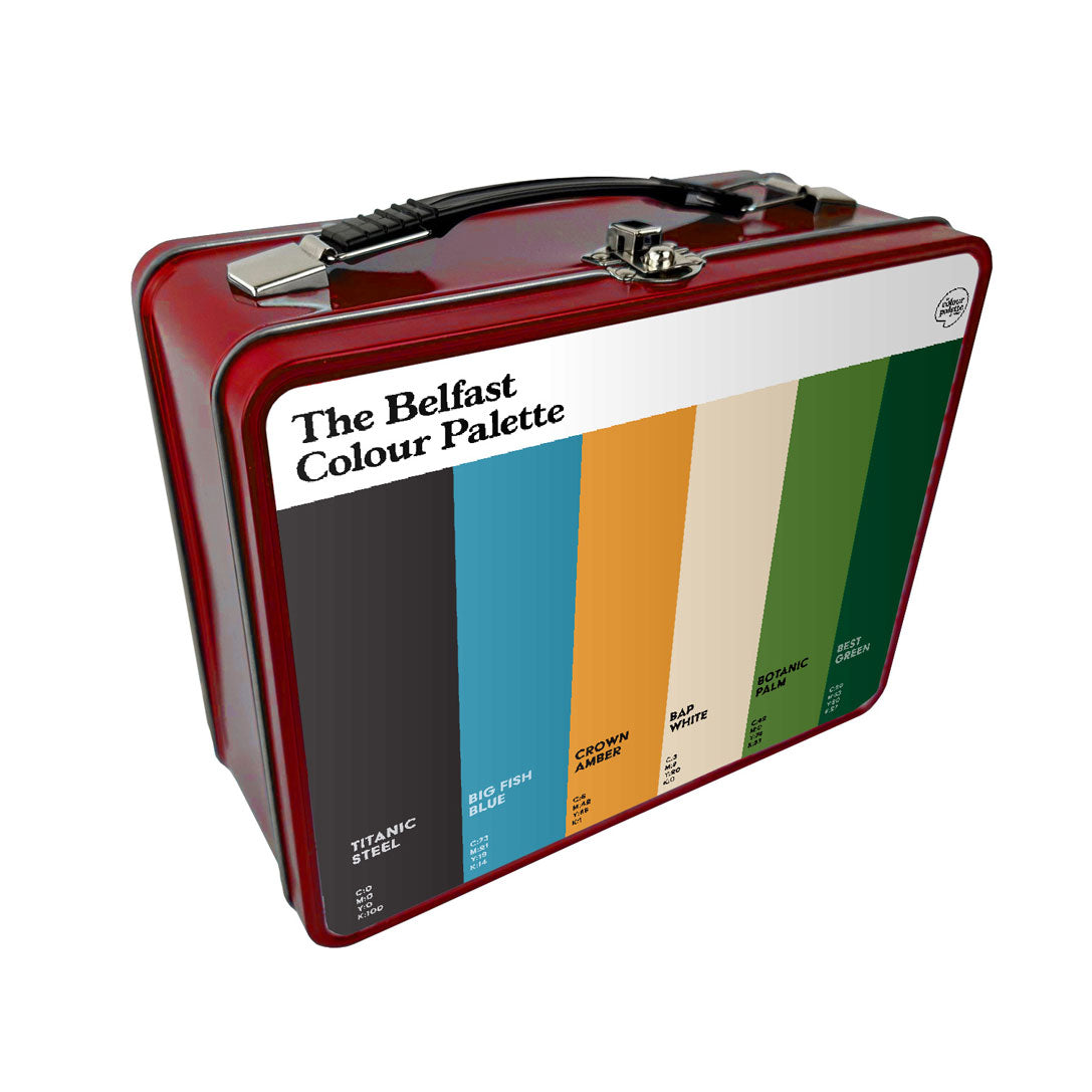 The Belfast Colour Palette Metal Lunch Box