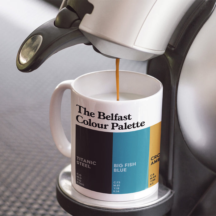The Belfast Colour Palette Porcelain Mug