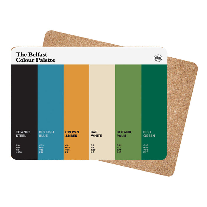 The Belfast Colour Palette Placemat