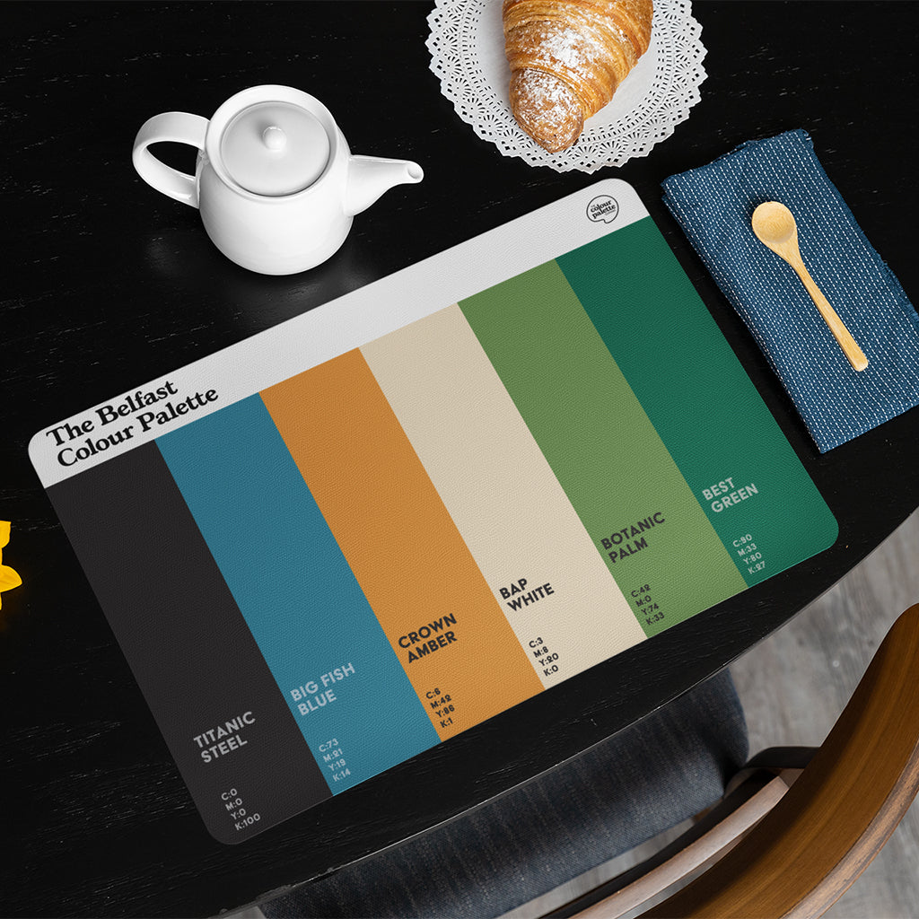 The Belfast Colour Palette Placemat