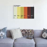Birmingham Colour Palette Canvas Wall Art