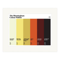 The Birmingham Colour Palette Mounted Art Print