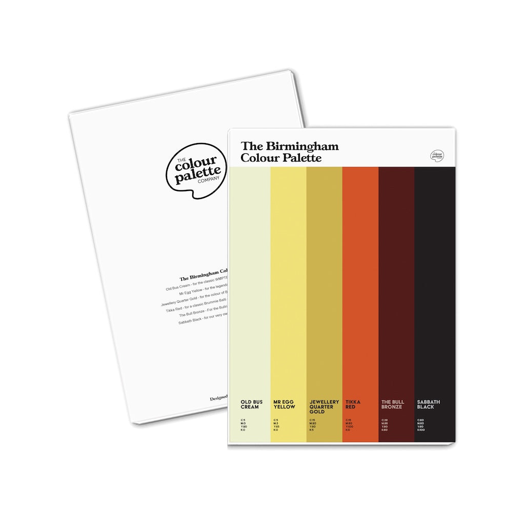 The Birmingham Colour Palette A5 Notepad