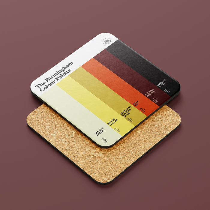 Birmingham Colour Palette Coaster Gift