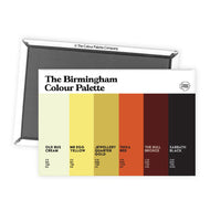 The Birmingham Colour Palette Fridge Magnet