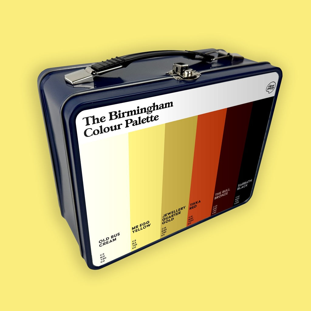 Birmingham Colour Palette Metal Lunch Box Gift
