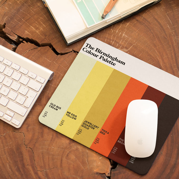 Birmingham Colour Palette Mousemat gift