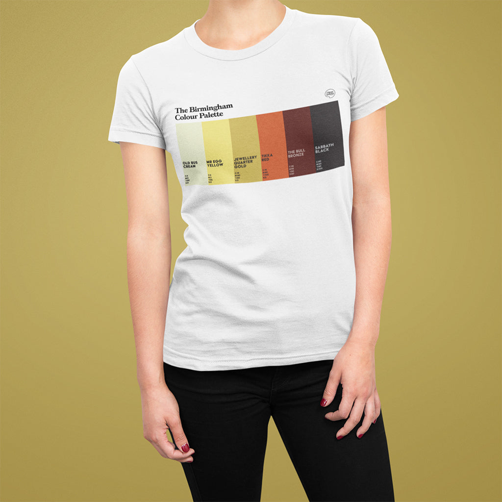 The Birmingham Colour Palette T-Shirt Gift