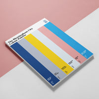 Birmingham City Colour Palette A5 sketchbook with six vertical colour swatches inspired by Blues football history and traditions.