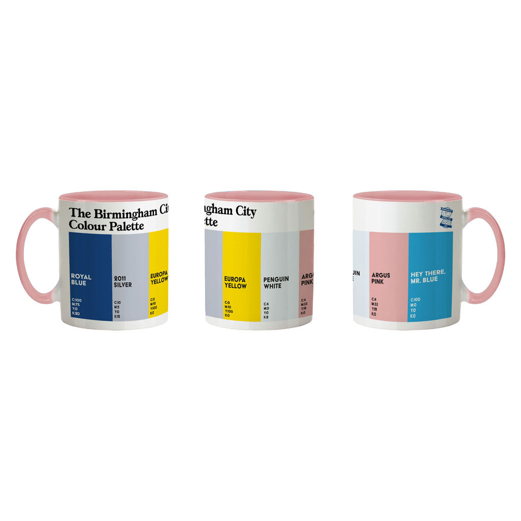 The Birmingham City Colour Palette Porcelain Mug