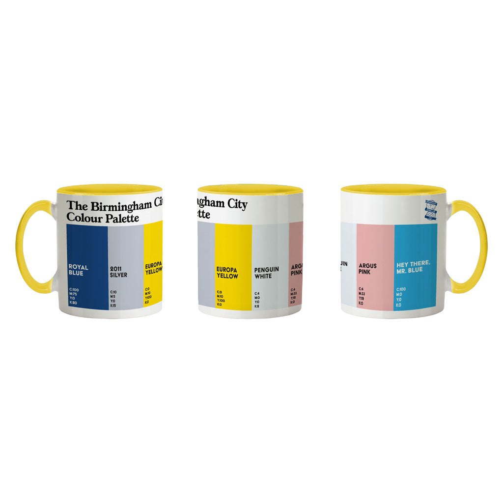 The Birmingham City Colour Palette Porcelain Mug