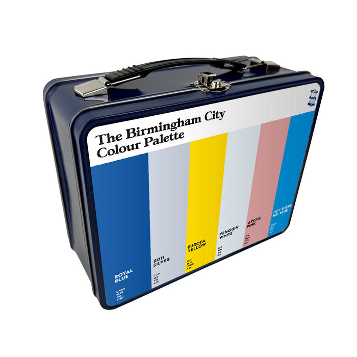 The Birmingham City Colour Palette Metal Lunch Box