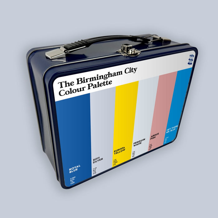 The Birmingham City Colour Palette Metal Lunch Box