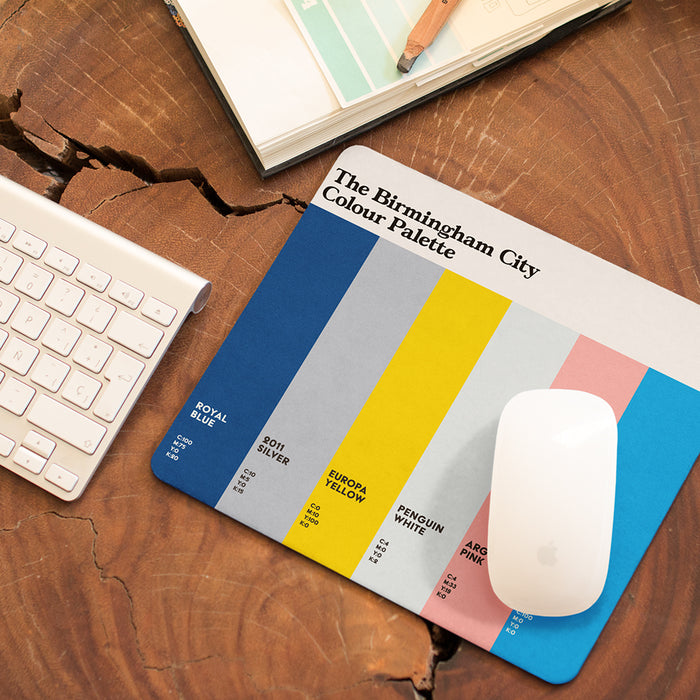 The Birmingham City Colour Palette Mouse Mat