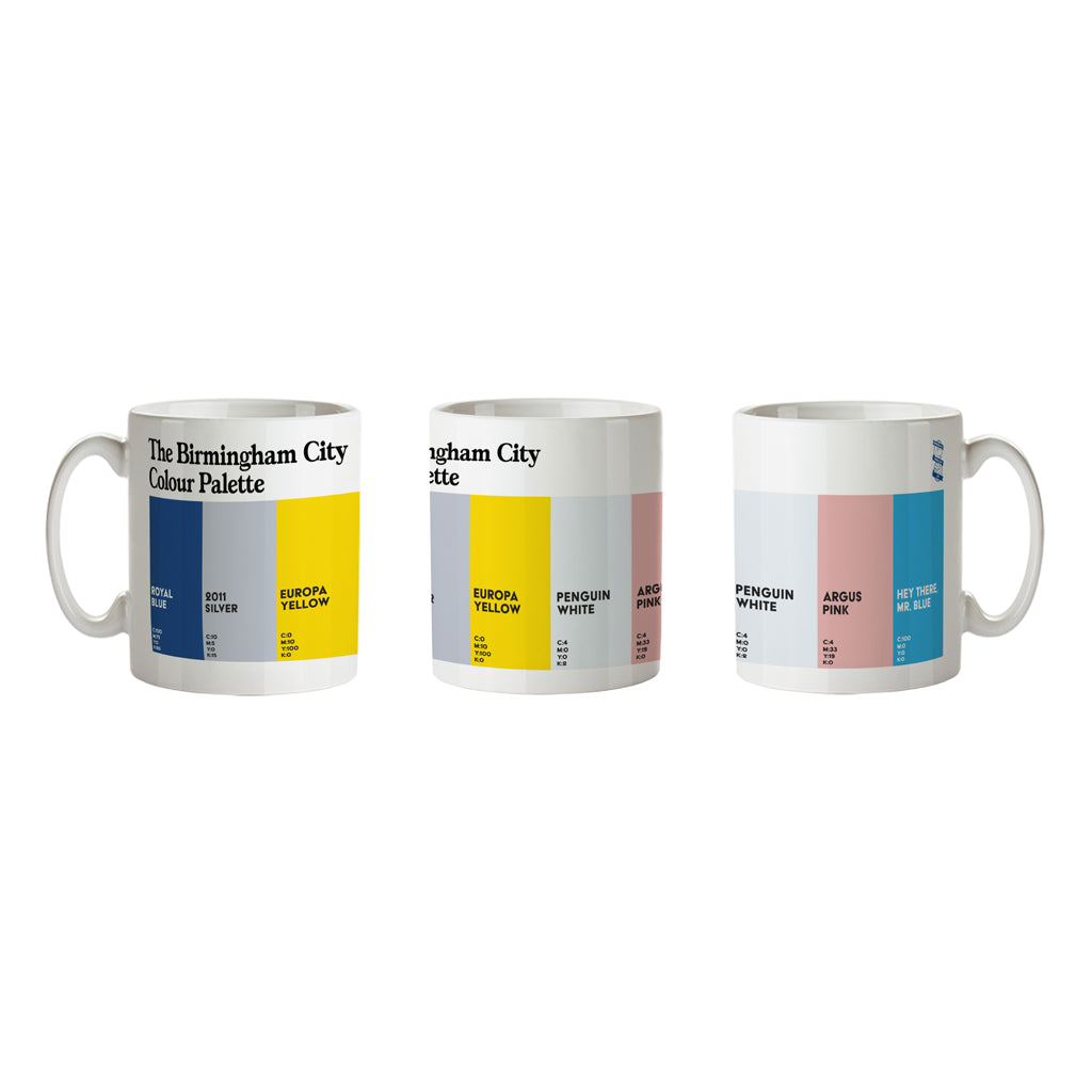 The Birmingham City Colour Palette Porcelain Mug