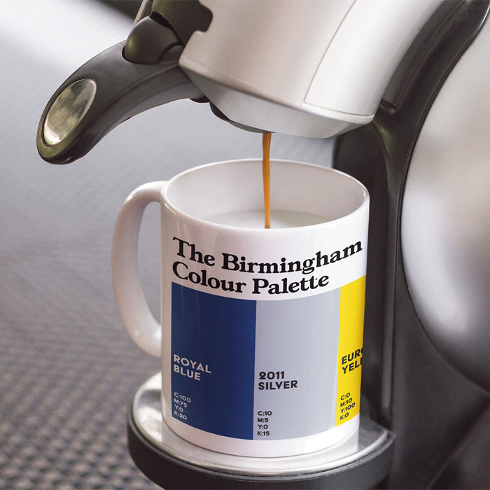 The Birmingham City Colour Palette Porcelain Mug