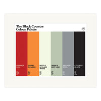 The Black Country Colour Palette Mounted Art Print