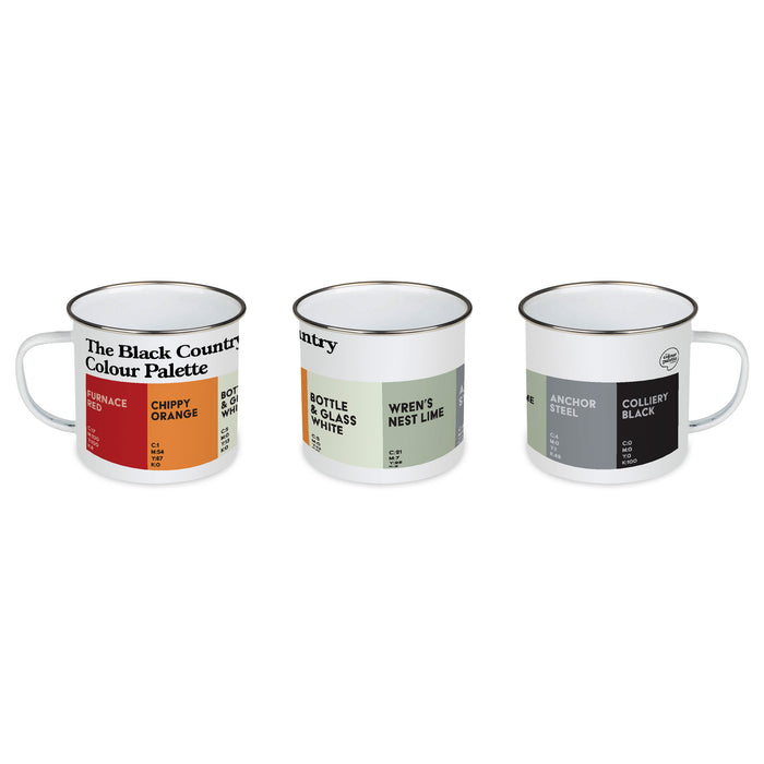The Black Country Colour Palette Enamel Mug
