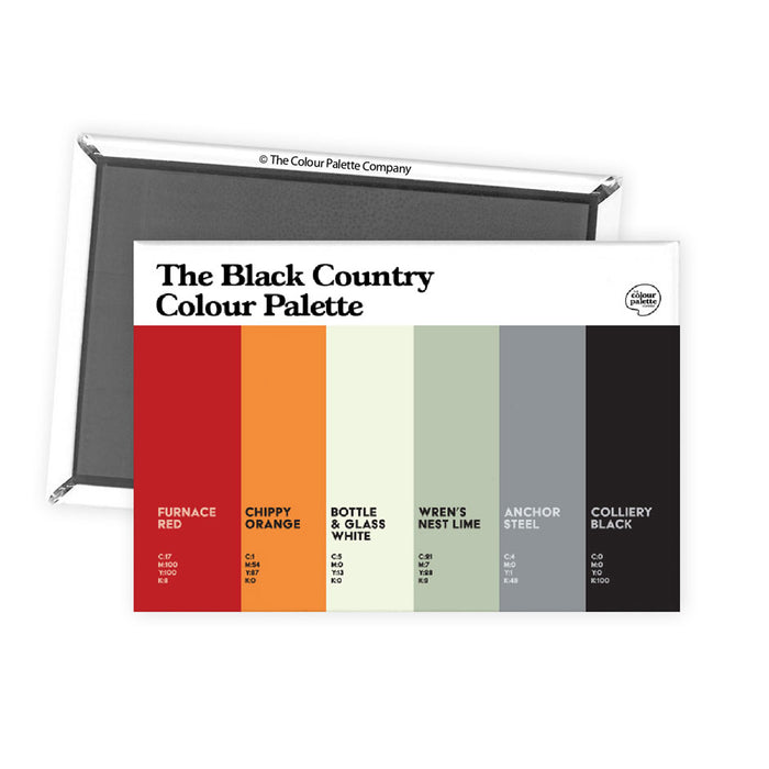 The Black Country Colour Palette Fridge Magnet