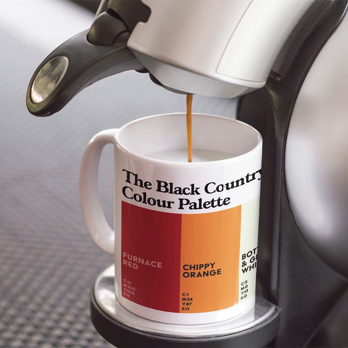 The Black Country Colour Palette Porcelain Mug