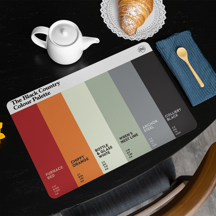 The Black Country Colour Palette Placemat