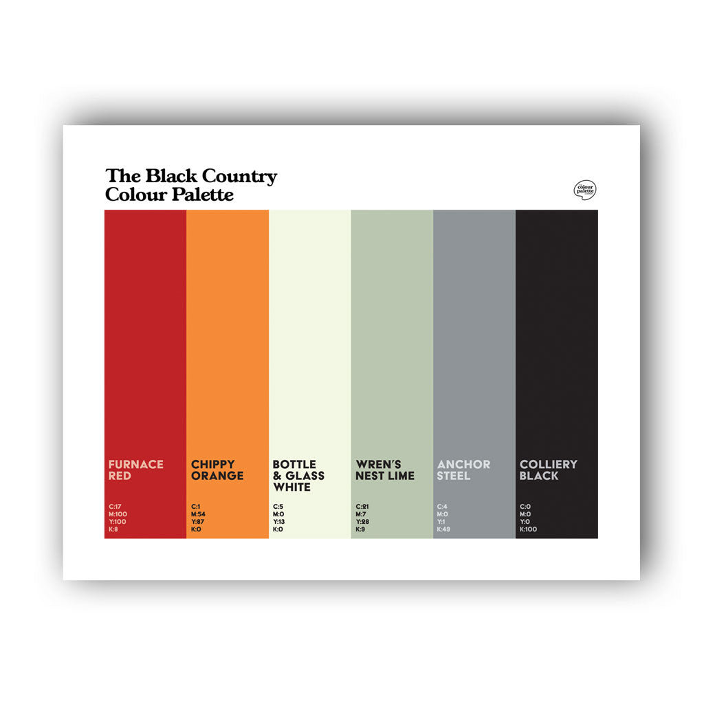 Black Country Art Print: Unframed