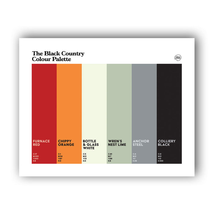 Black Country Art Print: Unframed