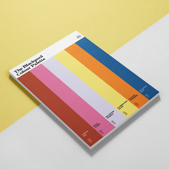 The Blackpool Colour Palette A5 Notepad