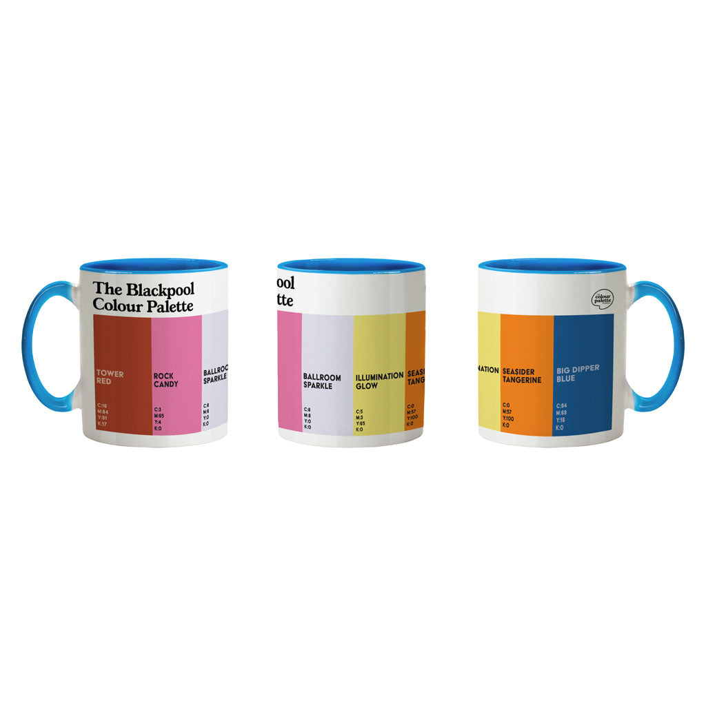 The Blackpool Colour Palette Porcelain Mug