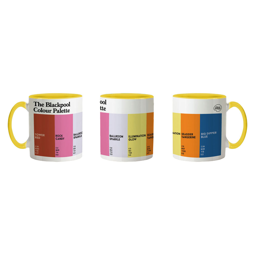The Blackpool Colour Palette Porcelain Mug