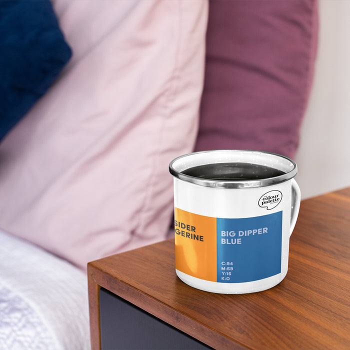 The Blackpool Colour Palette Enamel Mug